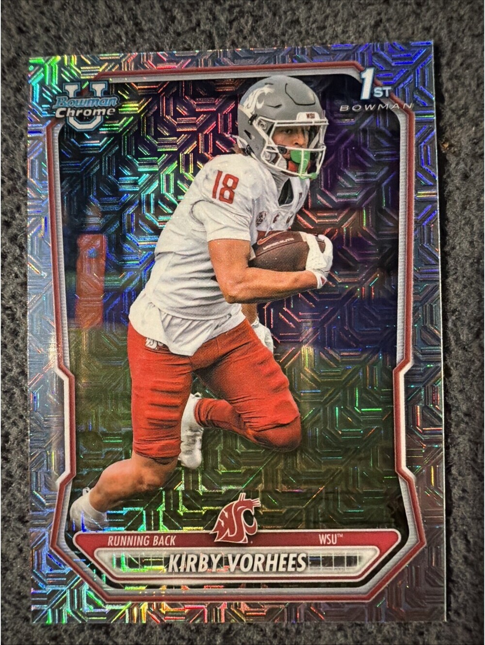 2026 Bowman Chrome Kirby Vorhees 1st Bowman Mojo Refractor #BCP-183 WSU